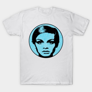 TWIGGY (Blue Print) T-Shirt